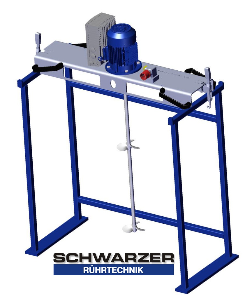 Agitator IBC 1000 L, 0,75 kW, 1420 rpm, pana la 600 mPas, 23