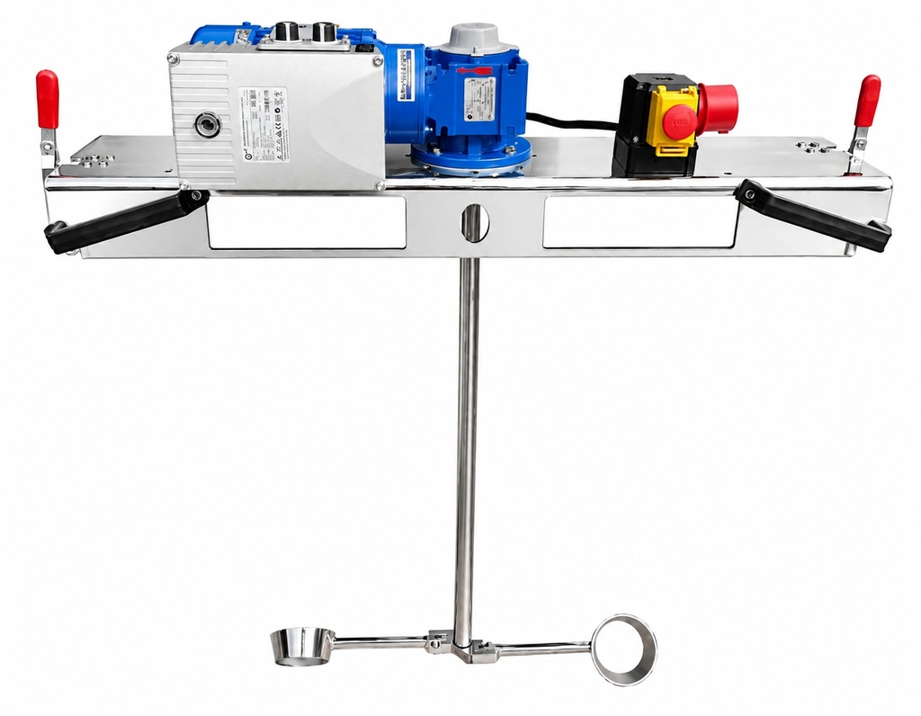 Agitator IBC cu reductor 1000 L, 0,75 kW, 190 rpm, pana la 2