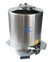 Container din inox tip IBC 500 - 1500 litri paletizat model SBP