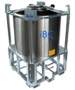Container IBC inox 1000 - 1250 litri model PFCI cu certificat ADR