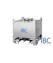 CONTAINER IBC INOX RECTANGULAR 1000 LITRI