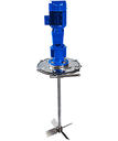Agitator pentru containere din inox tip IBC 1000 litri