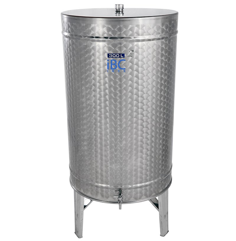 [BIS300] Butoi spirtoase, pe picioare, 300 litri, din inox