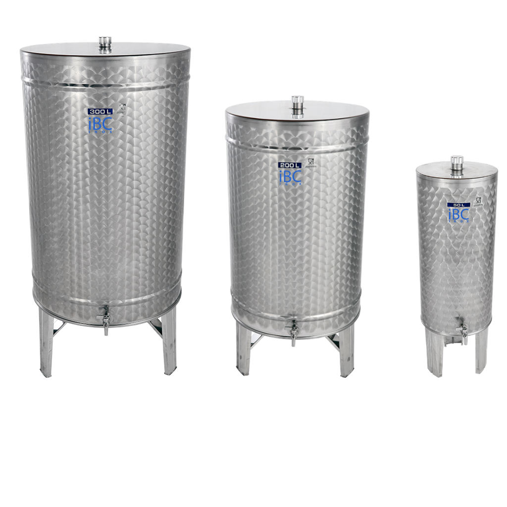 [BIS100] Butoi spirtoase, din inox, pe picioare 100 litri