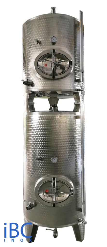 Rezervoare din inox stivuibile, pentru stocare sau fermentare 300 - 2000 l