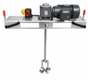 Agitator IBC cu reductor 1000 L, 1,5 kW, 290 rpm, pana la 10000 mPas - IBC-0190