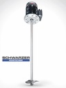 Mixer rapid cu elice, 0,75 kW, 1500 rpm, inox 1.4404 - SRT0-75-1500